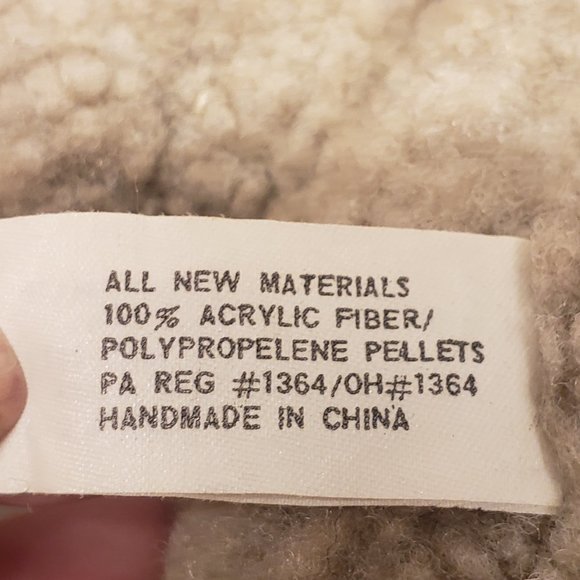 Vintage Boyds Bear Bunny Rabbit Bean Bag Plush Tan Easter Posable Ears 13" - Picture 10 of 10